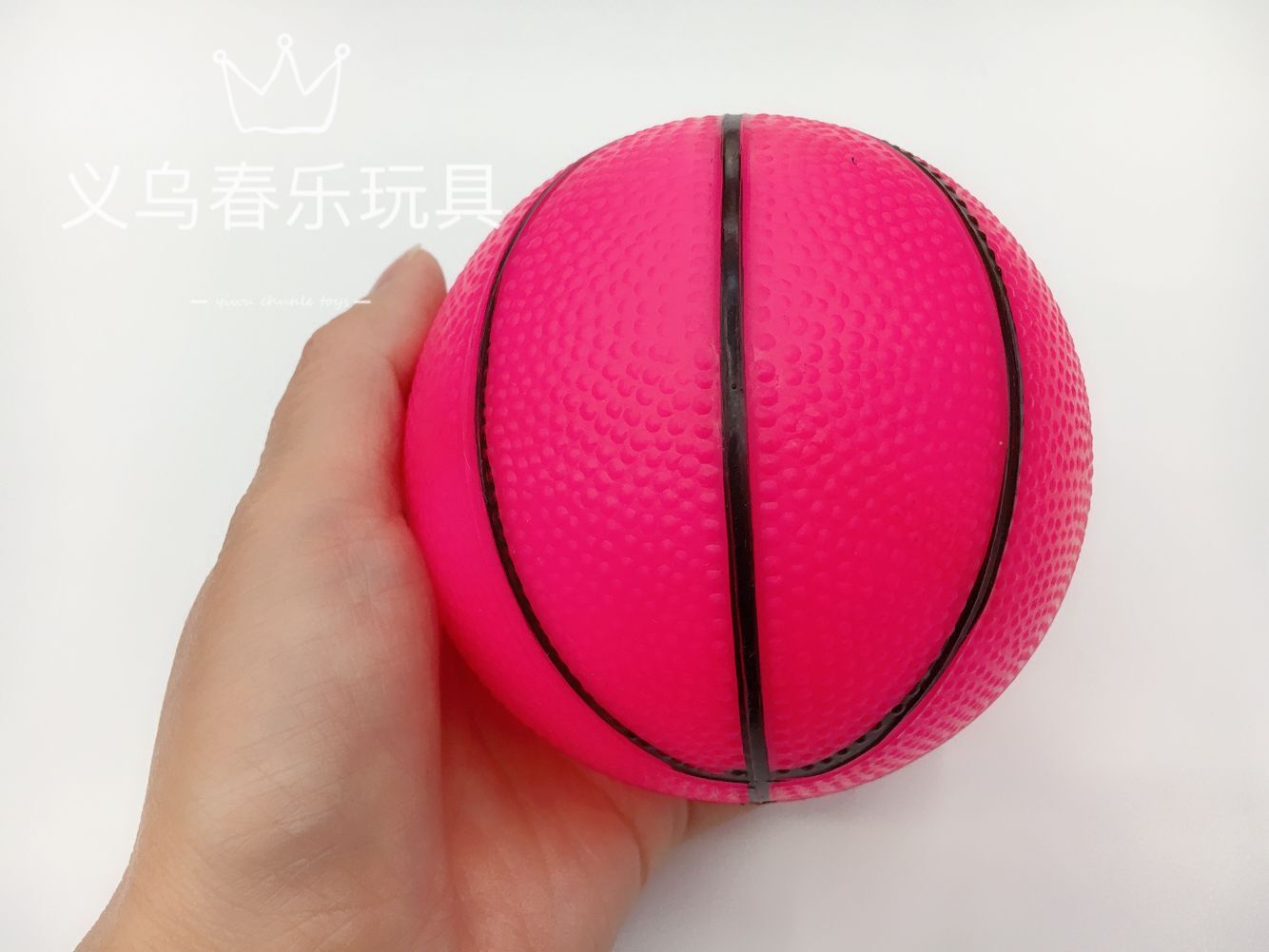 厂家直销10cm加厚划线小篮球PVC促销赠送礼品幼儿童充气玩具皮球详情2