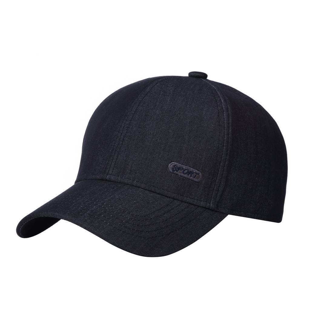 Winter 2020 men's leather baseball cap thumbnail