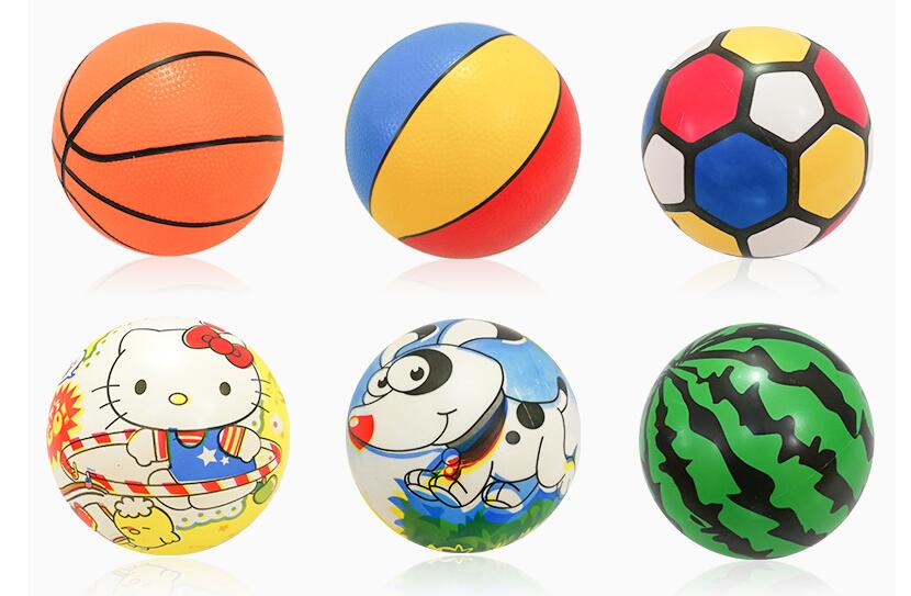 新款彩虹色加厚PVC充气玩具皮球 儿童运动拍拍球 厂家甩甩球热卖详情17