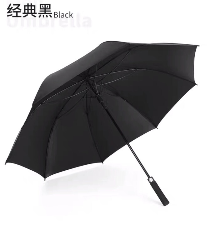 自动全纤维高尔夫大伞 定制长柄伞 广告伞 晴雨伞
