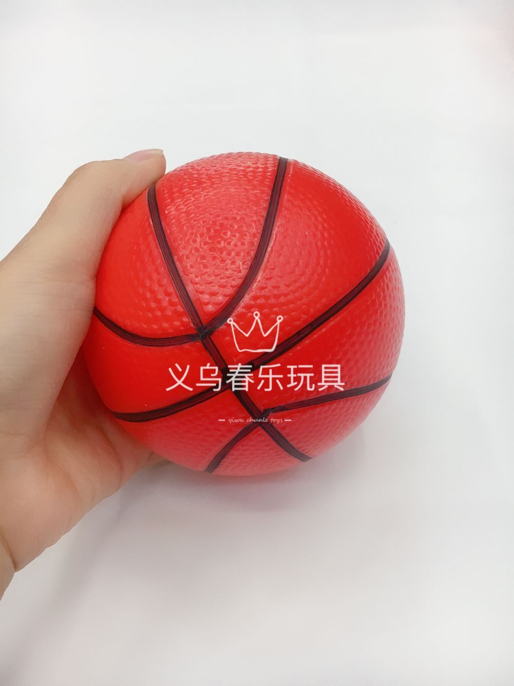 厂家直销10cm加厚划线小篮球PVC促销赠送礼品幼儿童充气玩具皮球详情4