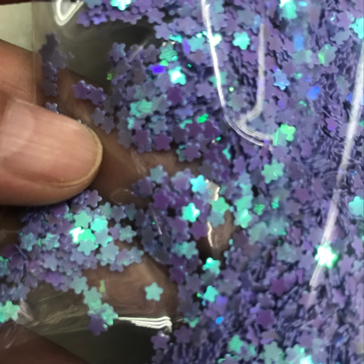 3mm五角星/透明金光片/透明金光片产品图