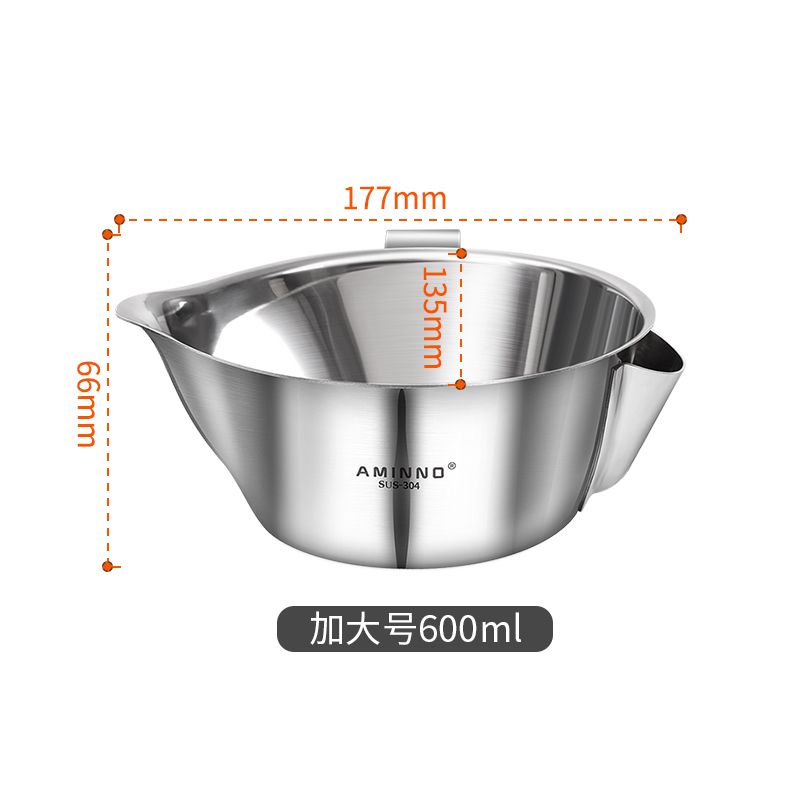 Stainless steel oil separator bowl size