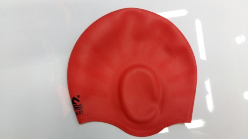 厂家直销泳帽 硅胶帽 成人泳帽 SC06 护耳帽 搏路正品 颜色随机详情图8