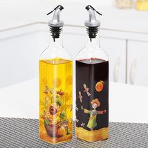 玻璃防漏控油壶酱油醋瓶创意厨房调味调料瓶两件套