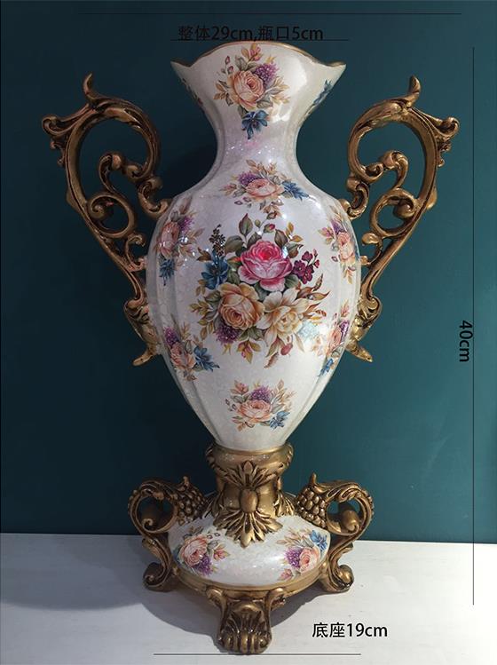 花瓶摆件客厅插花电视柜复古奢华家居玄关餐厅欧式装饰高档礼品