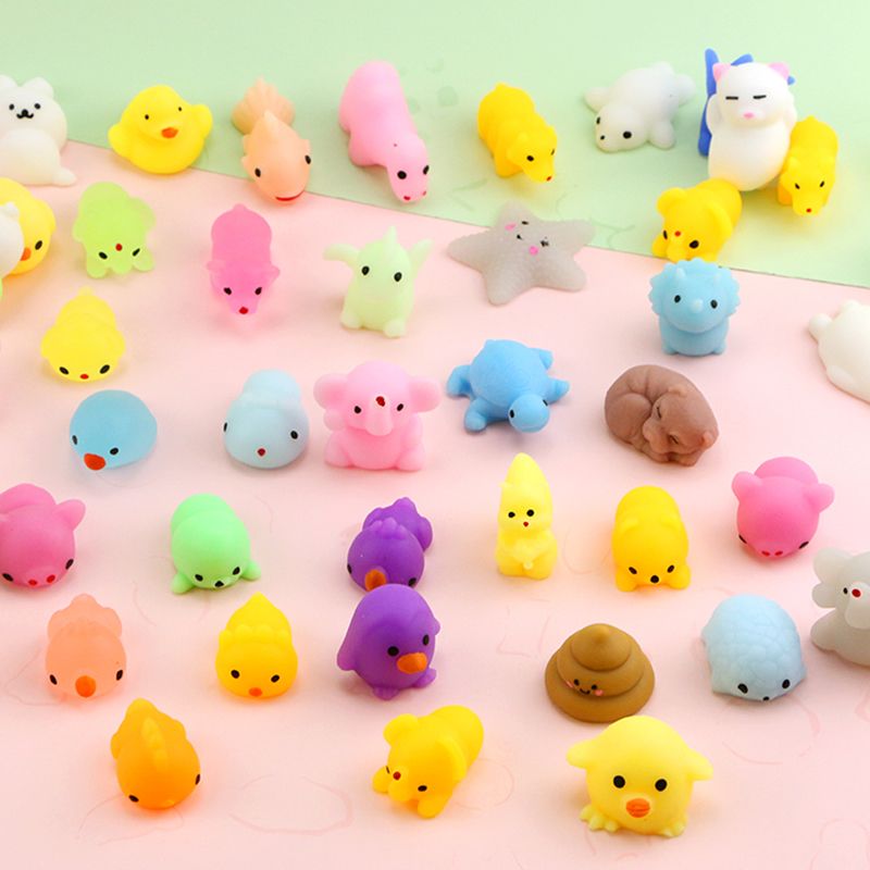 Pinchle creative cartoon stationery pinchle soft glue cute cartoon color animals thumbnail