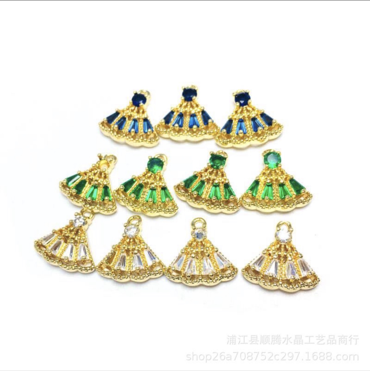 扇形厂家直销 DIY 网红爆款 圣光饰品