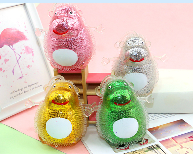 Gorilla powder flash ball stall products Flash children toys all environmental TPR materials Item Picture