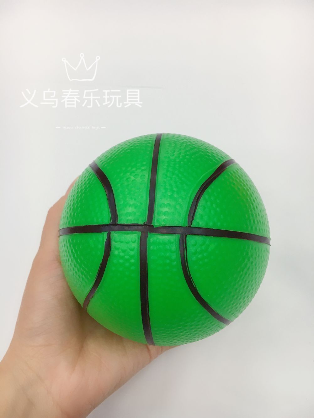 厂家直销10cm加厚划线小篮球PVC促销赠送礼品幼儿童充气玩具皮球详情3