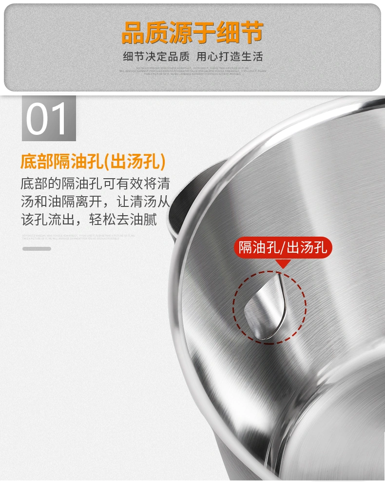 Stainless steel oil separator bowl size detail image 5
