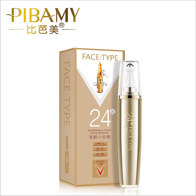 Biba mei 24-karat gold bottle zhengrun bright eye moisturizing cream full figure
