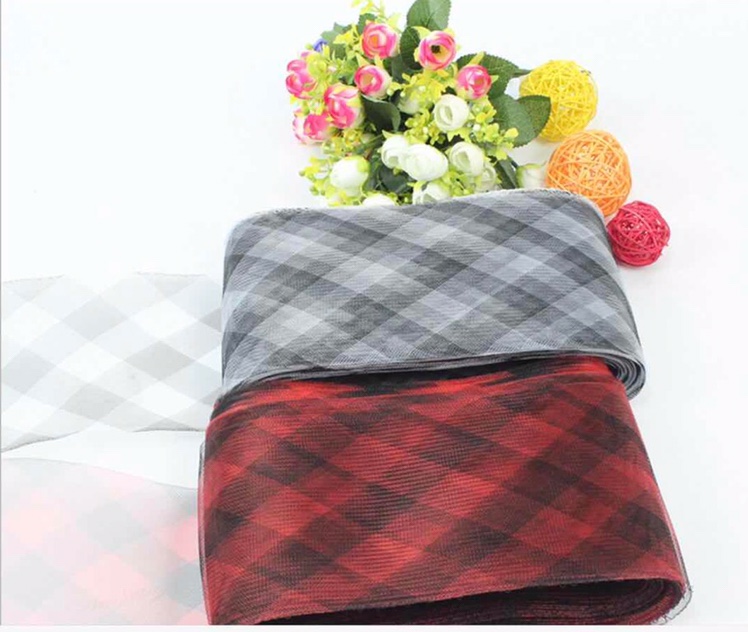 16cm grid mesh headwear accessories supply /28 yards thumbnail