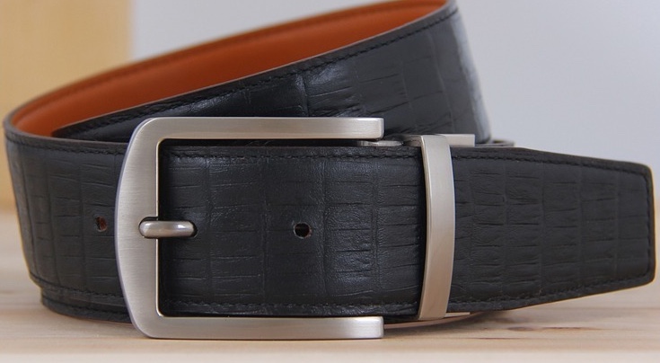 男士黑色腰带图