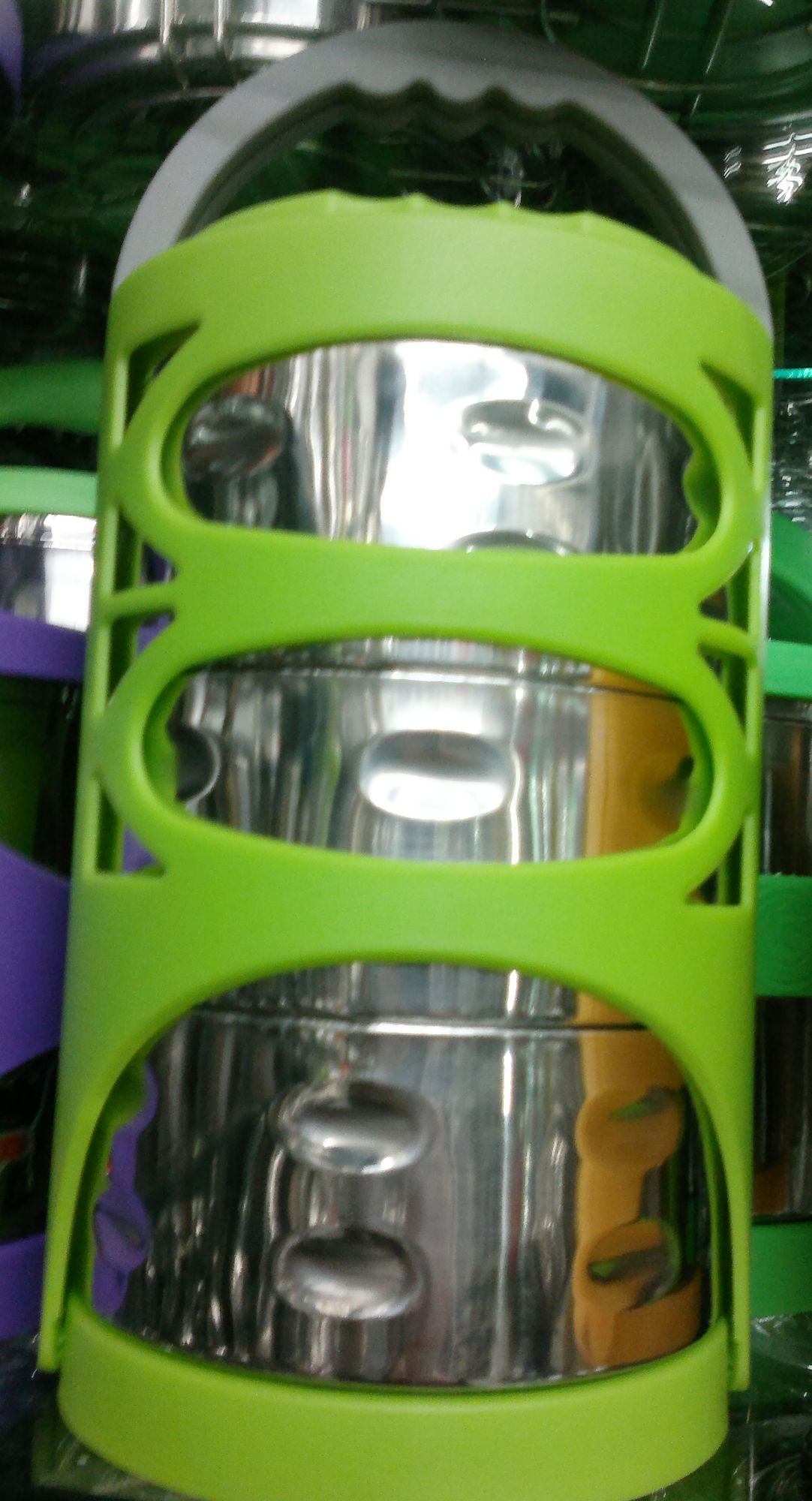 Three-layer insulated lunch box