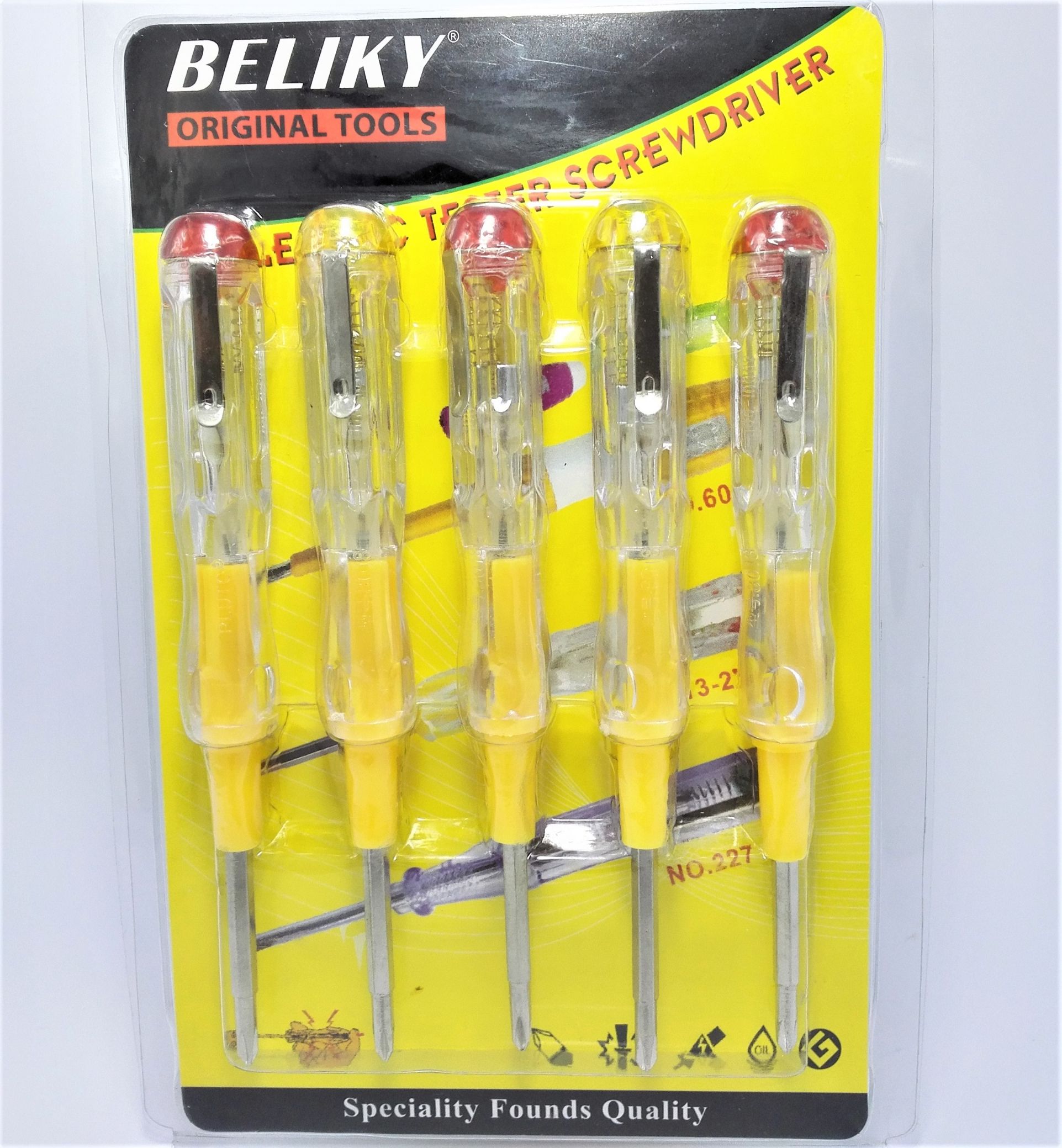 beliky10PC两用笔扣电笔螺丝刀测试仪