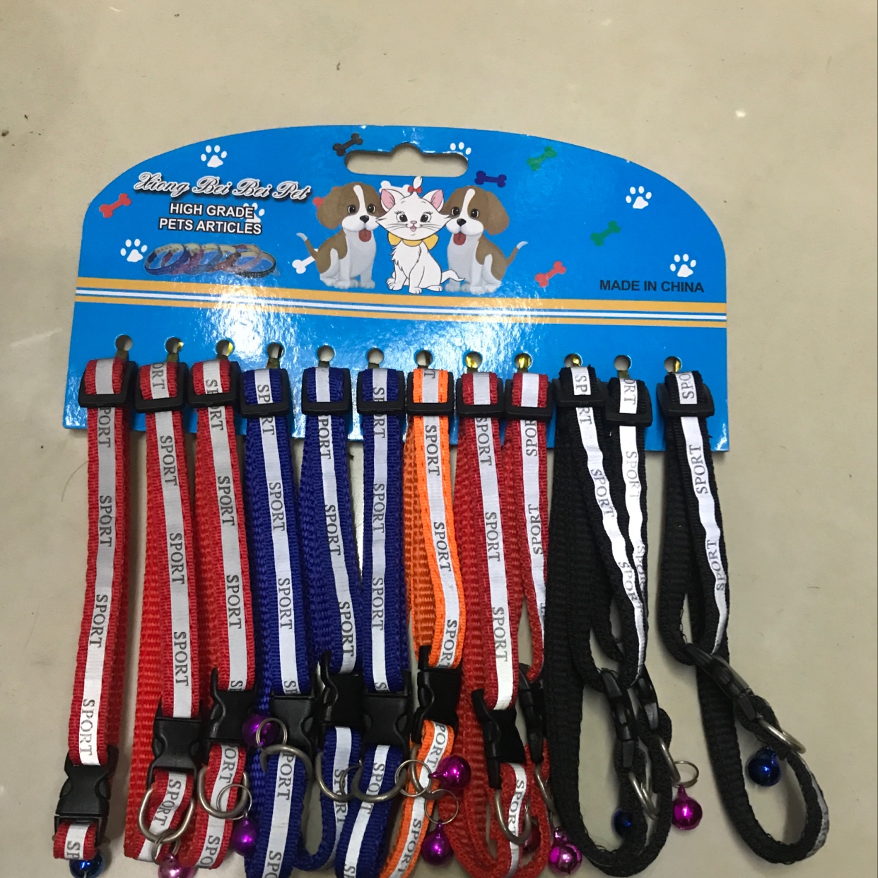 1.0反光贴布项圈 宠物项圈 狗链狗绳织带狗猫项圈