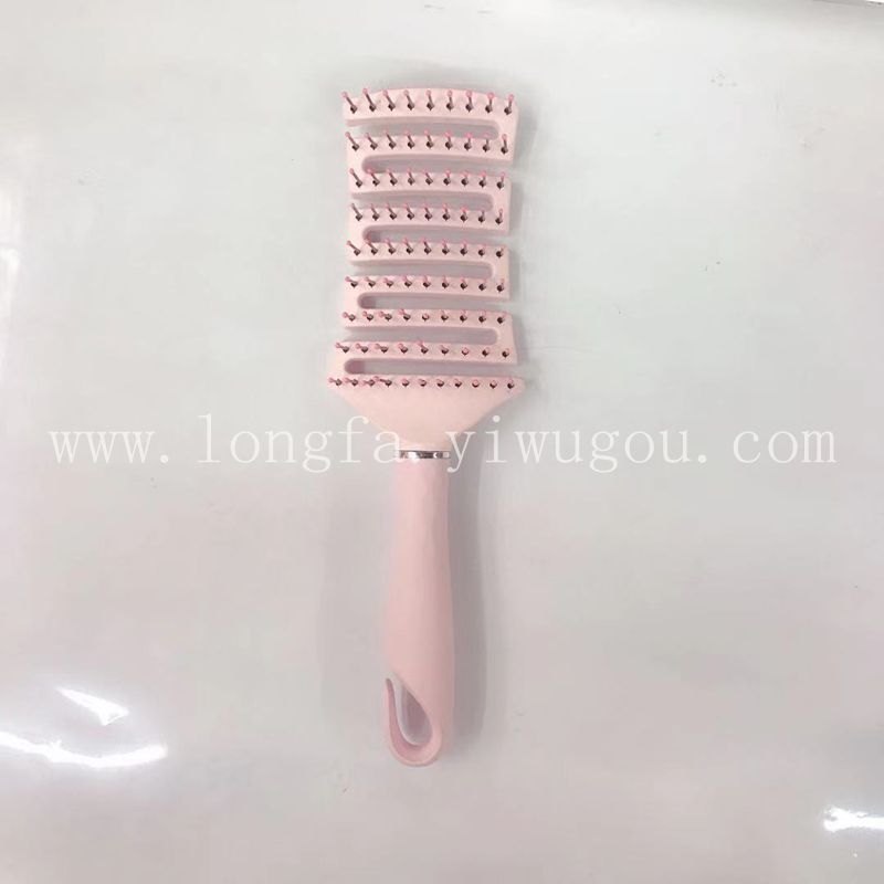 隆发vanessa新款梳排骨梳家用梳按摩梳弧形大背头梳子