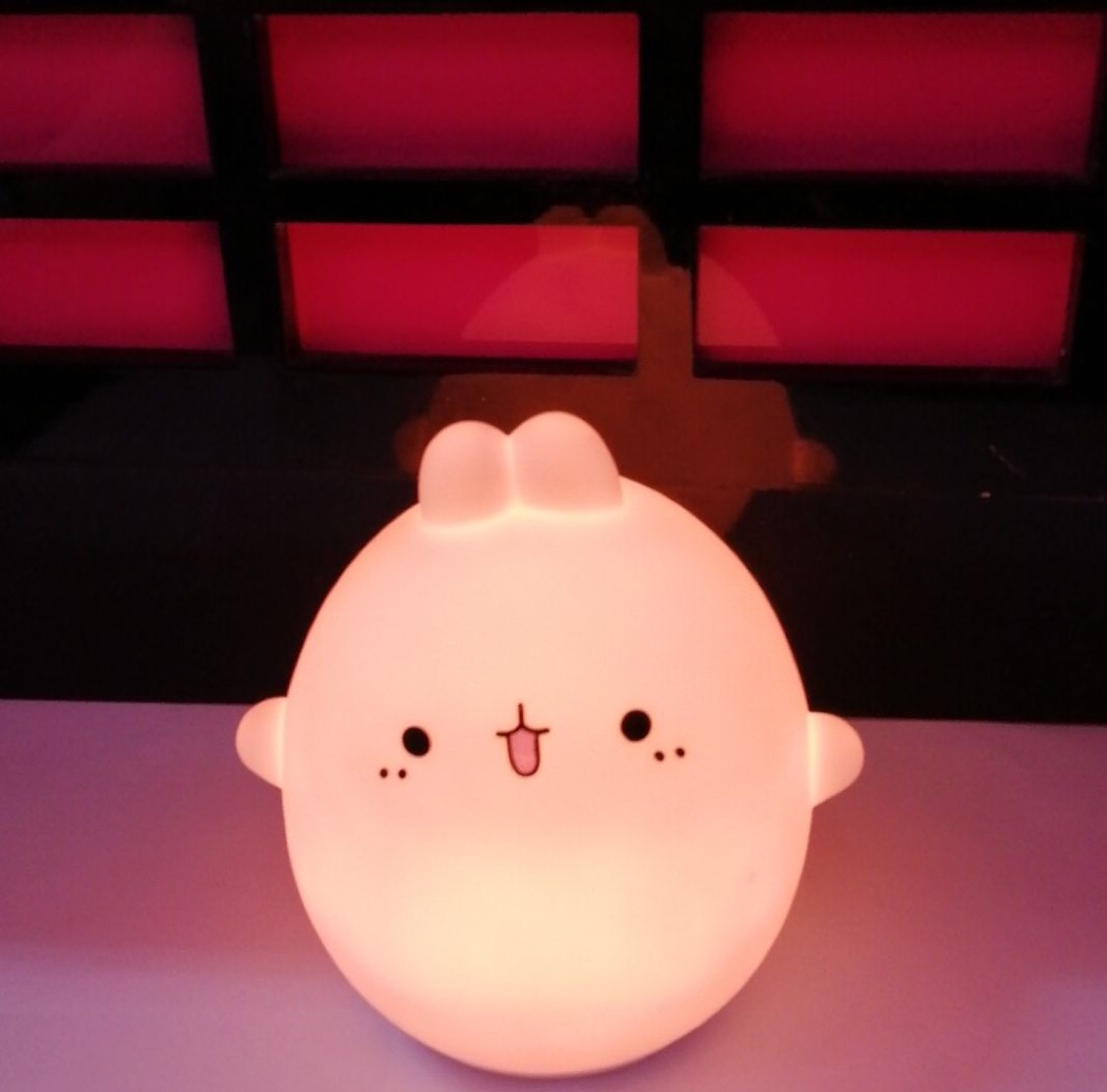 兔子七彩拍拍遥控灯产品图
