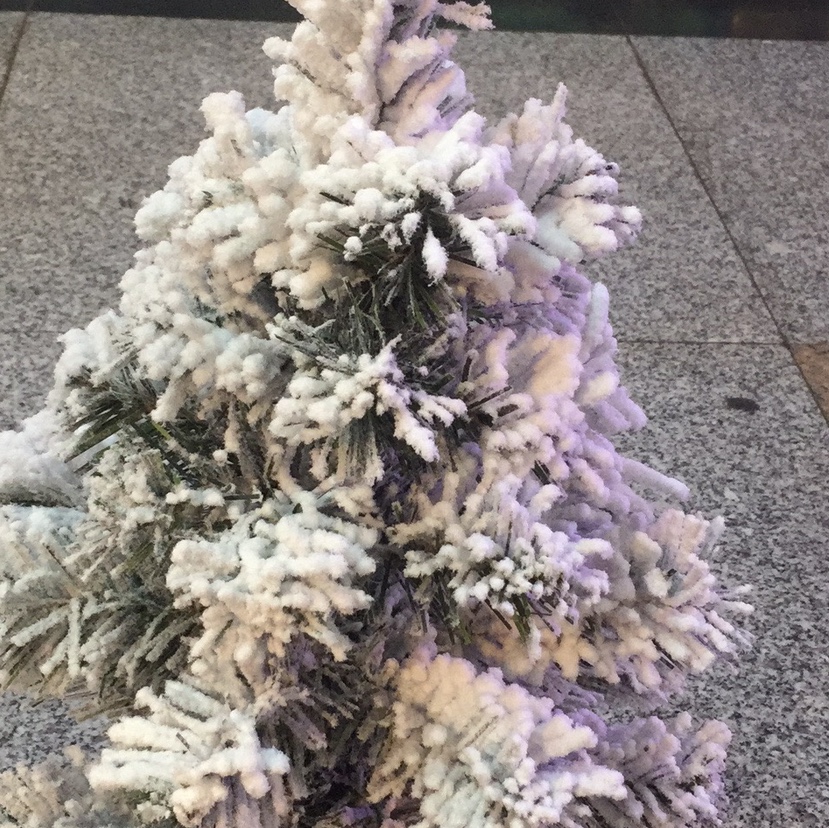 Yiyang Christmas Craft 1.8-meter flocking tree, 550 iron feet, single packaging Application Scenario