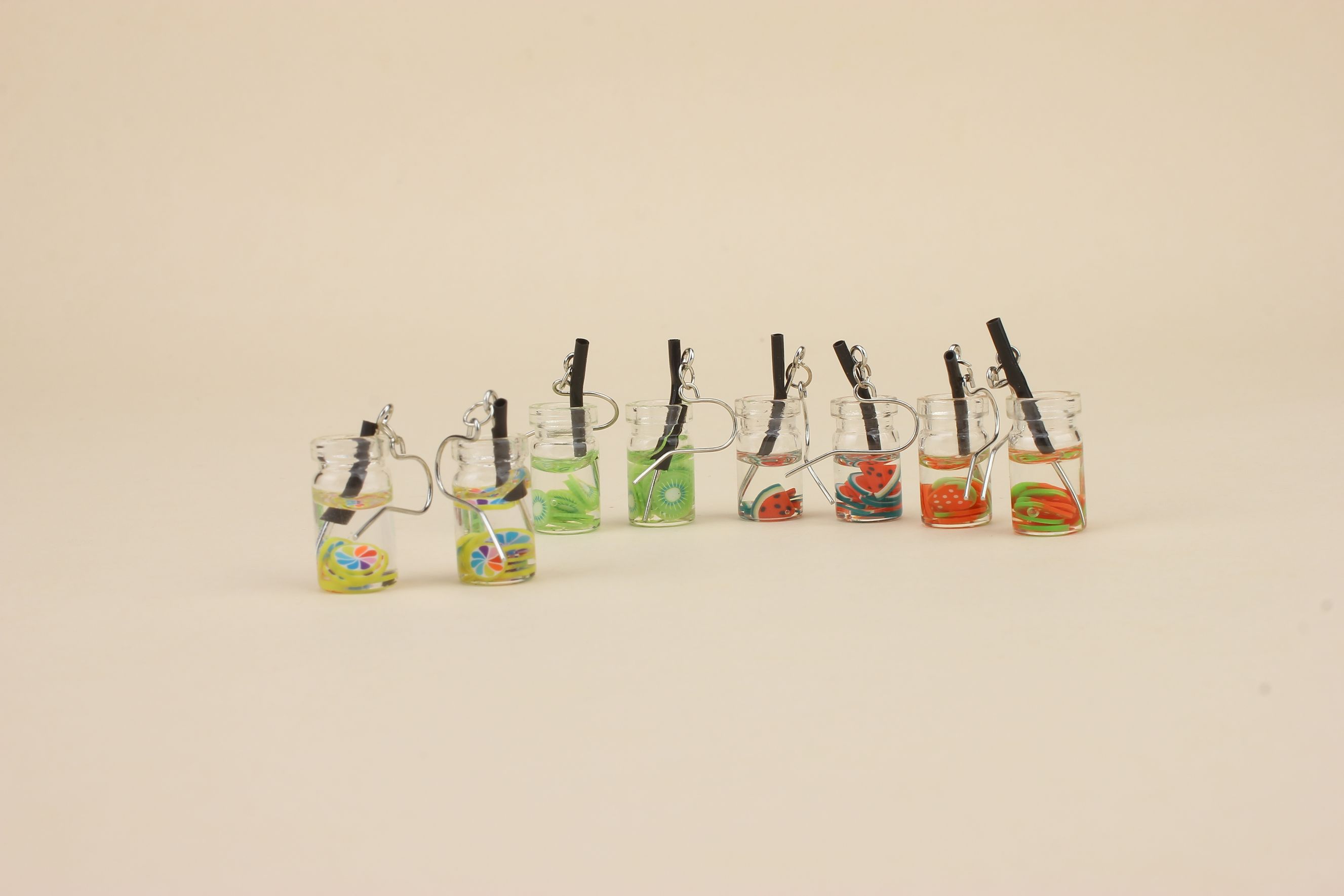 Fruit Bottle Earrings Network Red Explosive Diy Factory Direct Sales Invincible Charming