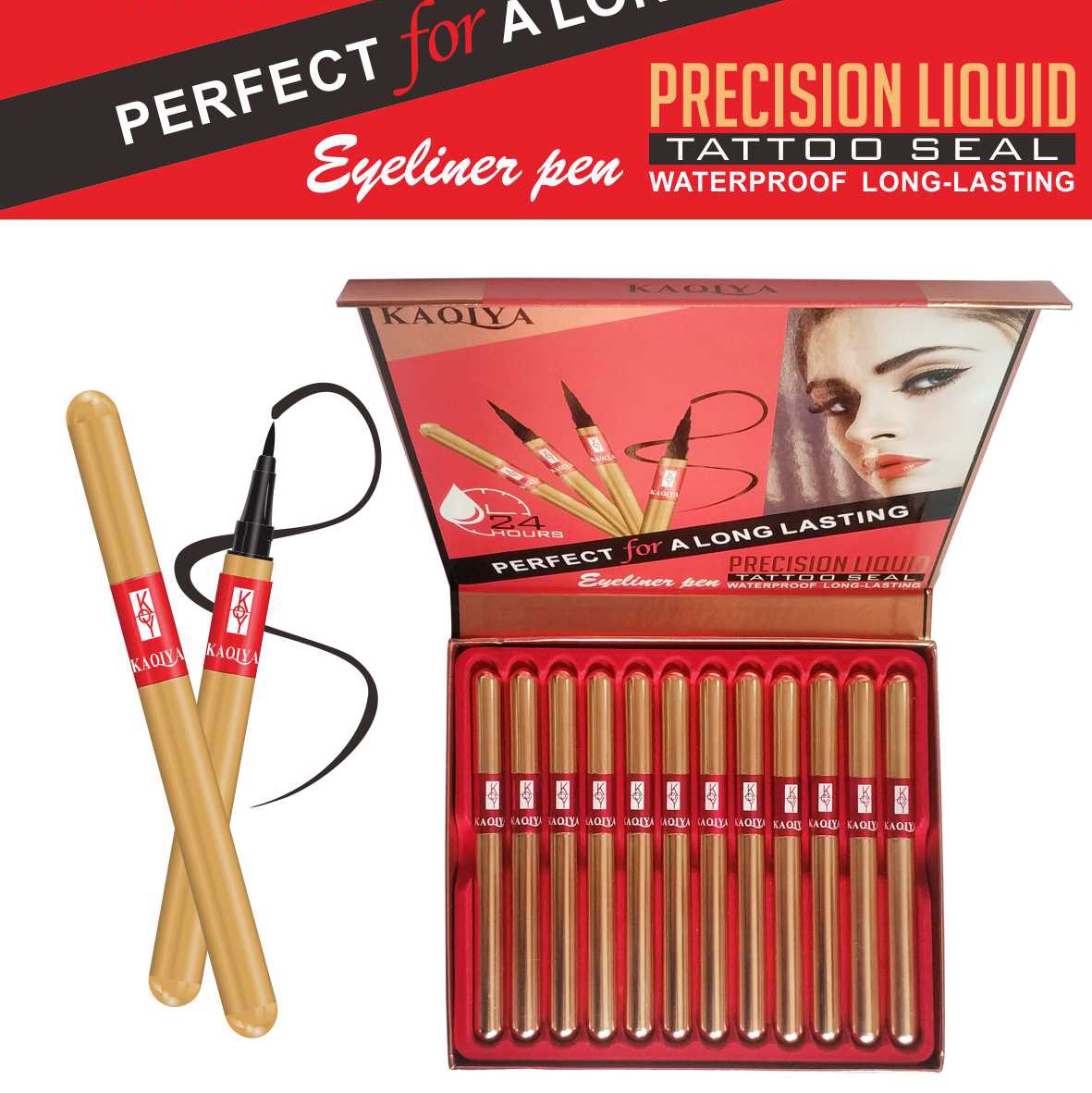 Eyeliner waterproof anti - sweat lasting do not stain and do not decolor thumbnail