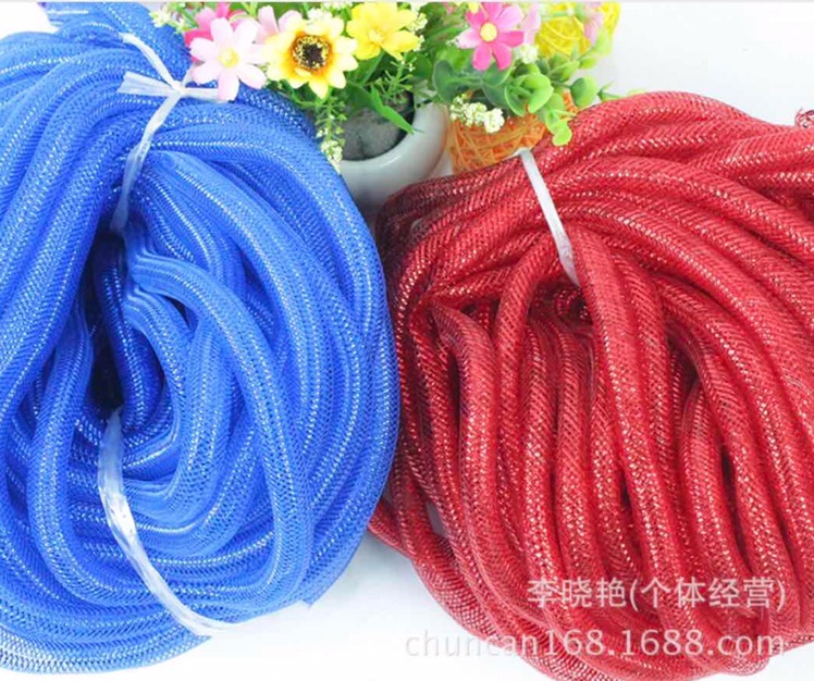 Headwear accessories supply 16mm encryption elastic network tube thumbnail