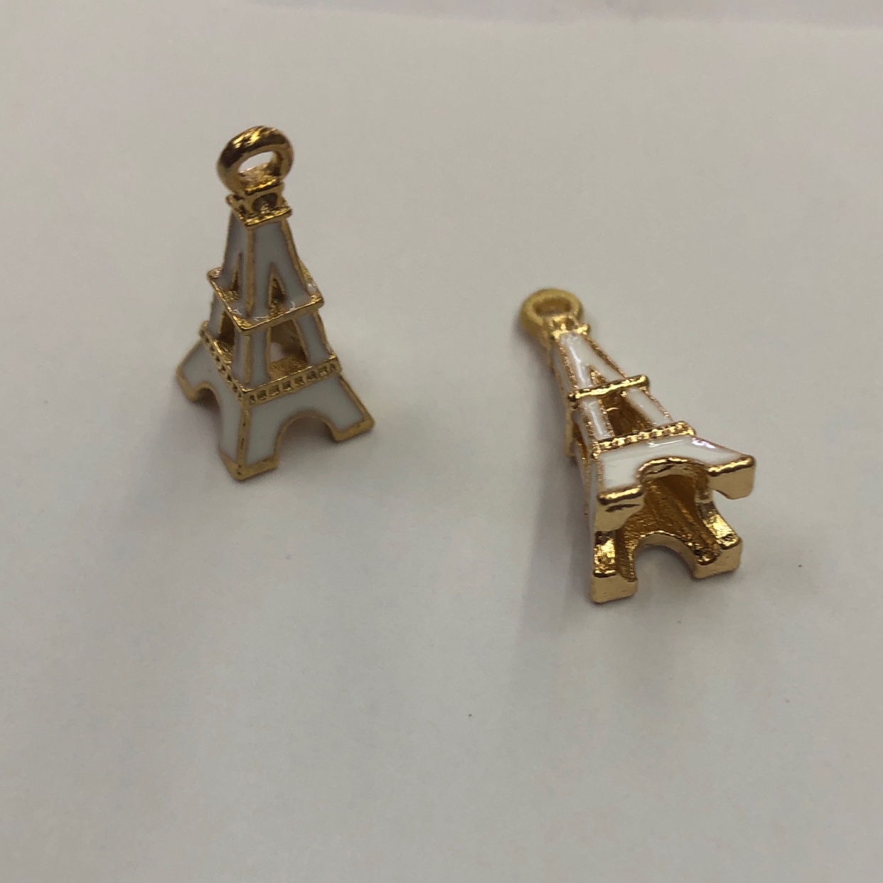 合金饰品配件立体铁塔挂件项链手链钥匙扣等配件