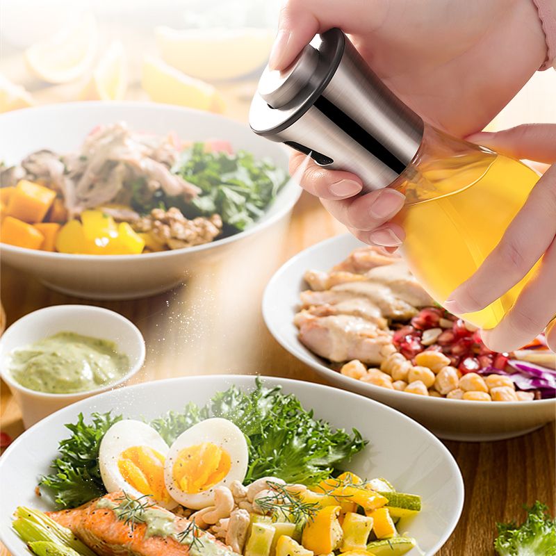 喷油瓶气压式烧烤喷厨房食用油橄榄油不锈钢喷雾控油壶产品图