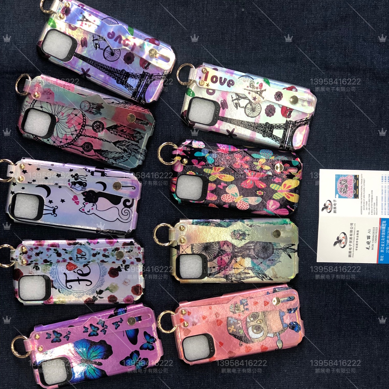 Wristband-style phone cases
