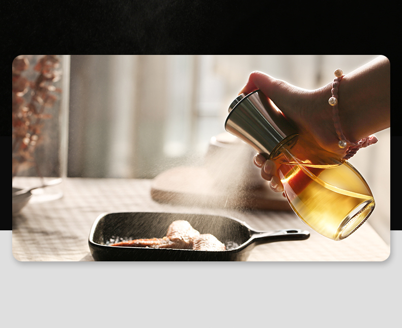 喷油瓶气压式烧烤喷厨房食用油橄榄油不锈钢喷雾控油壶详情图7