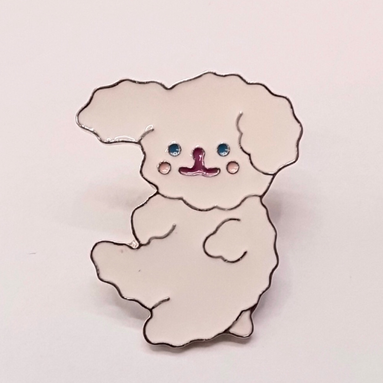 合金饰品配件胸针徽章可爱小狗胸针