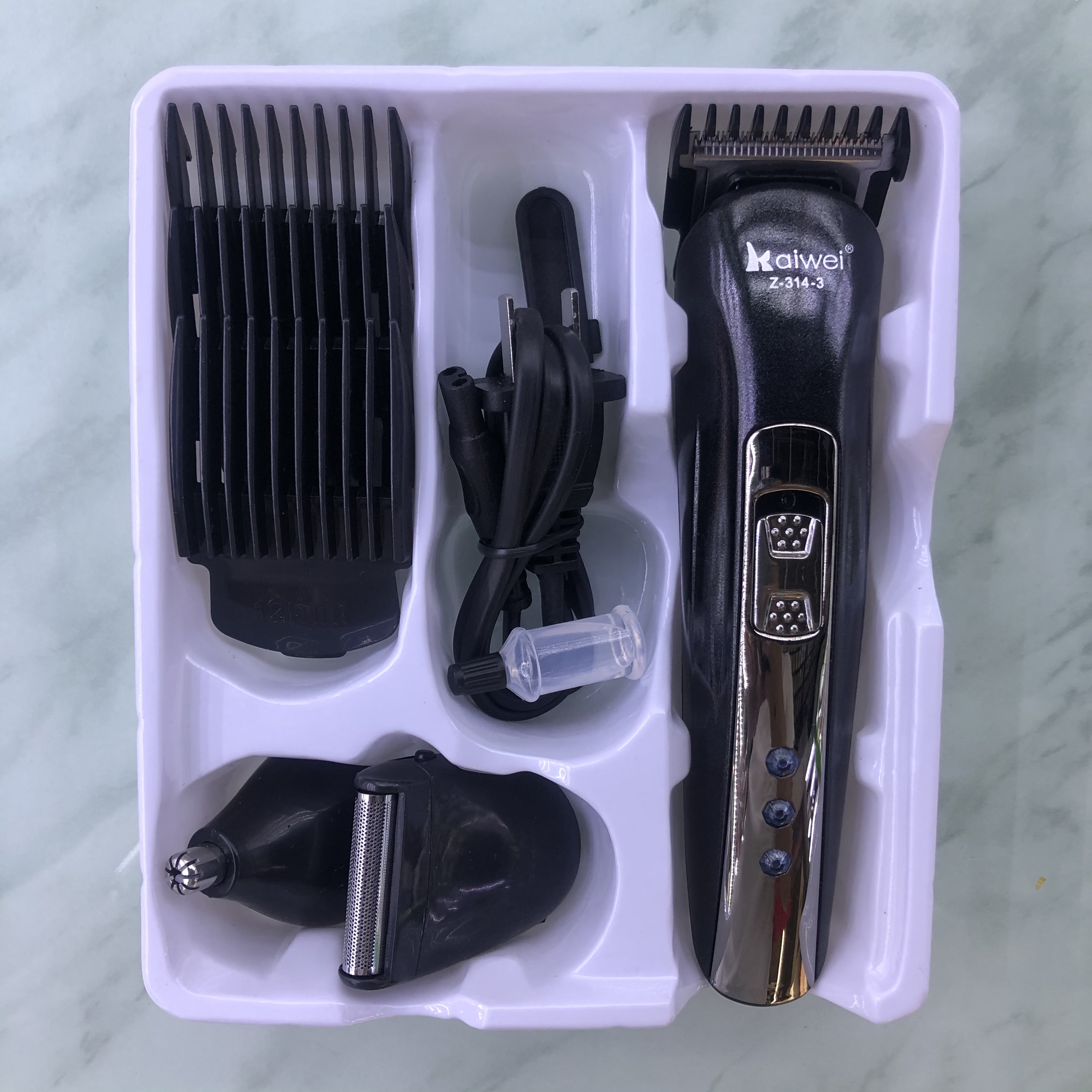 Kaiwei Z-314 three-in-one razor detail image 1