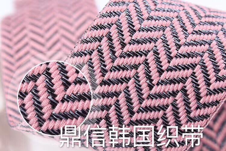 Korean premium V-shaped black onion fabric lace ribbon factory direct sales for export 100Y details Picture