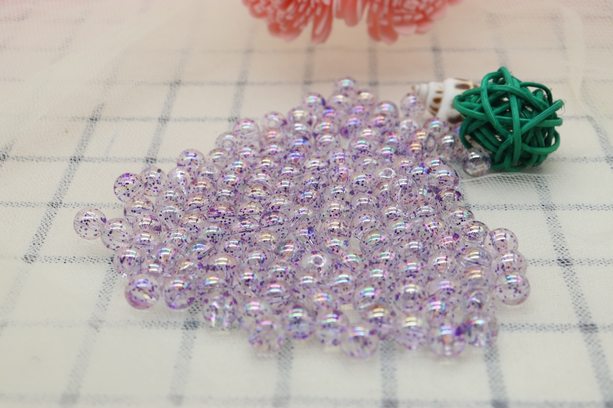 8 straight hole gold powder dazzle beads thumbnail