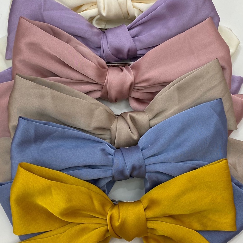Web celebrity new bow spring hairpin thumbnail