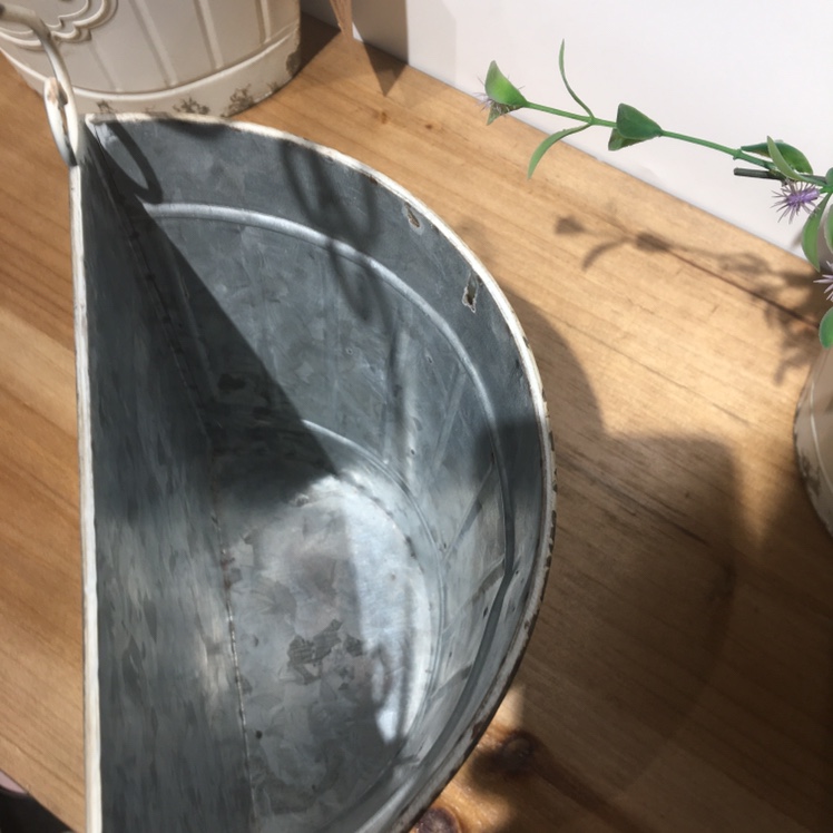 4小盆栽花盆创意桌面盆栽复古户外迷你多肉小清新圆形铁艺园艺花盆白底实物图