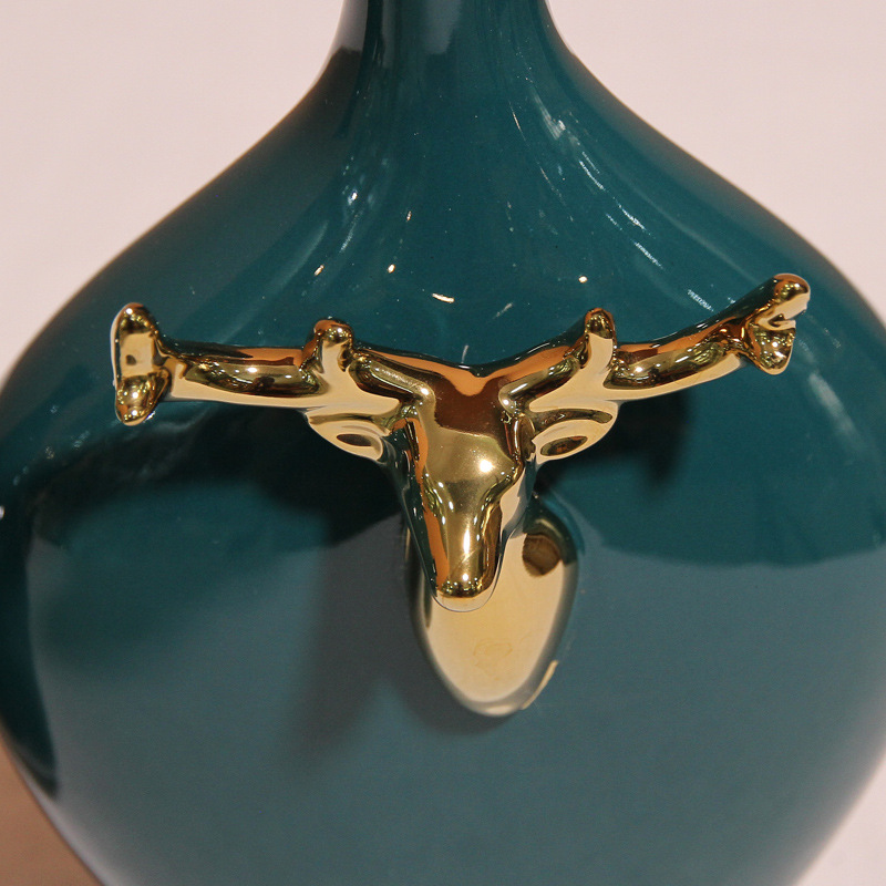 Nordic flower arrangement vases, modern home wine cabinet decorative handicrafts, simple and light luxury ceramic vases, soft decoration ornaments undefined