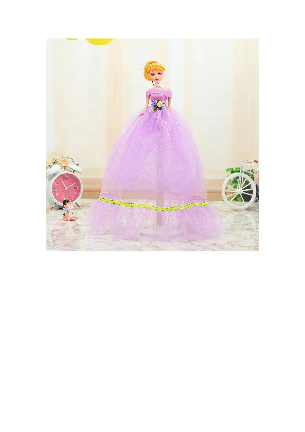 Factory direct sales of 11-inch 50-centimeter wedding dresses, princess Barbie dolls, creative decorative items, children's toys, princess dolls, gift wholesale, keychains, pendants, ground promotion detail image 5