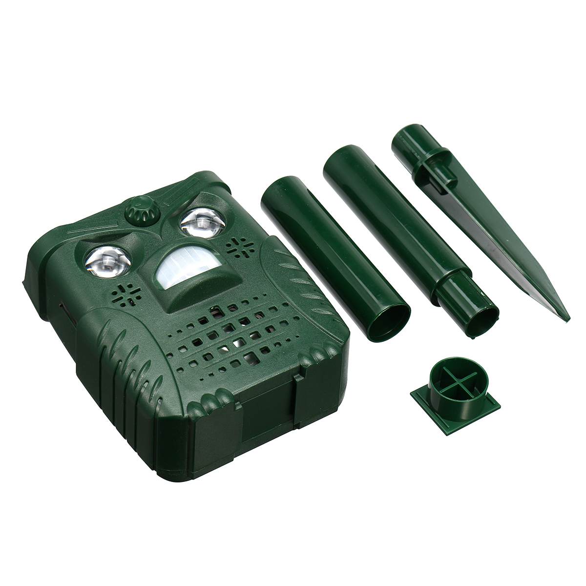 Solar-powered frequency modulation cat and dog repellent, light flash animal sensor repellent detail image 5