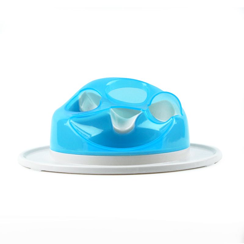 Slow food bowl for pets leaky food training puzzle cat toy nibbling-relieving artifact dog fun treasure hunt bowl for food