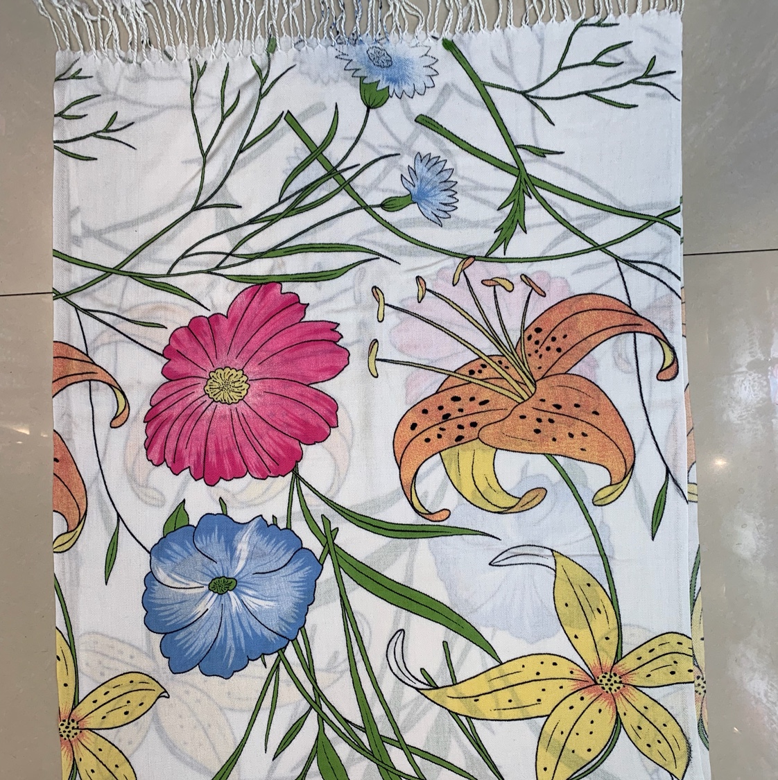 Twill print scarf thumbnail