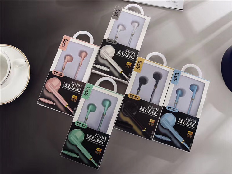 爆款马卡龙颜色入耳式电镀耳机 手机MP3电脑通用 创意礼品跨境批发