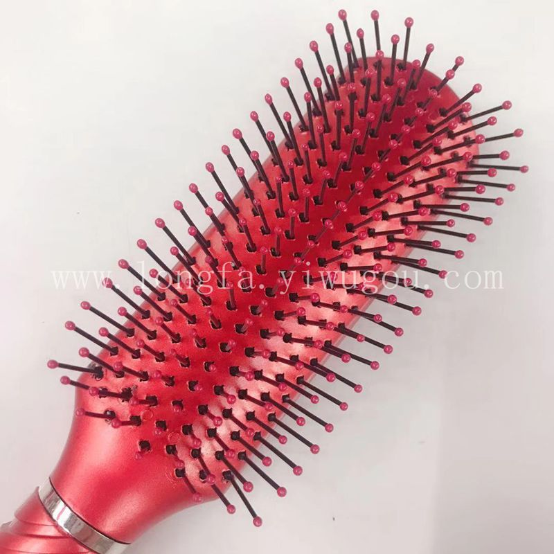 隆发Vanessa现货厂家直销常规款卷梳排骨梳顺发梳按摩梳详情图2