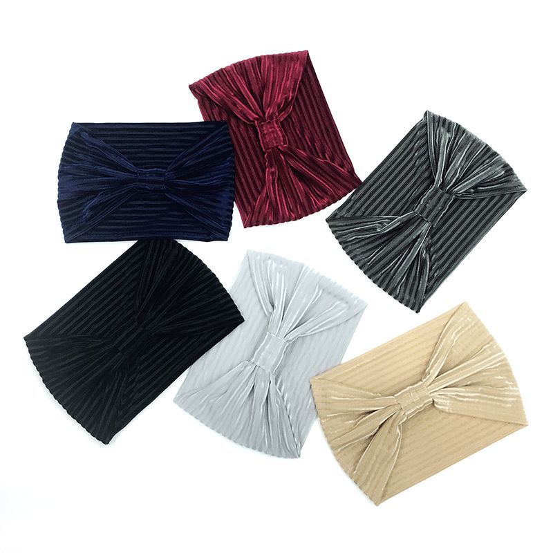 Europe and the United States popular hot-selling sports elastic wide cloth hair band head band thumbnail