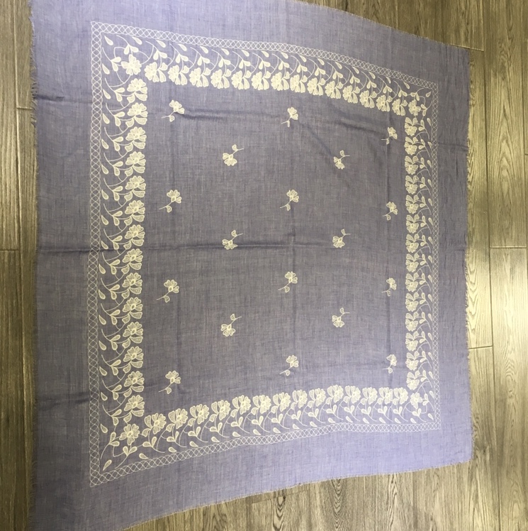 Women's spring Italian cotton printed square thumbnail
