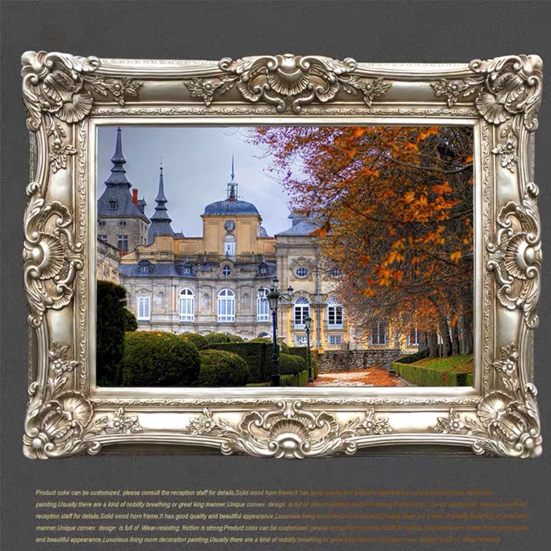 European mirror oil painting thumbnail