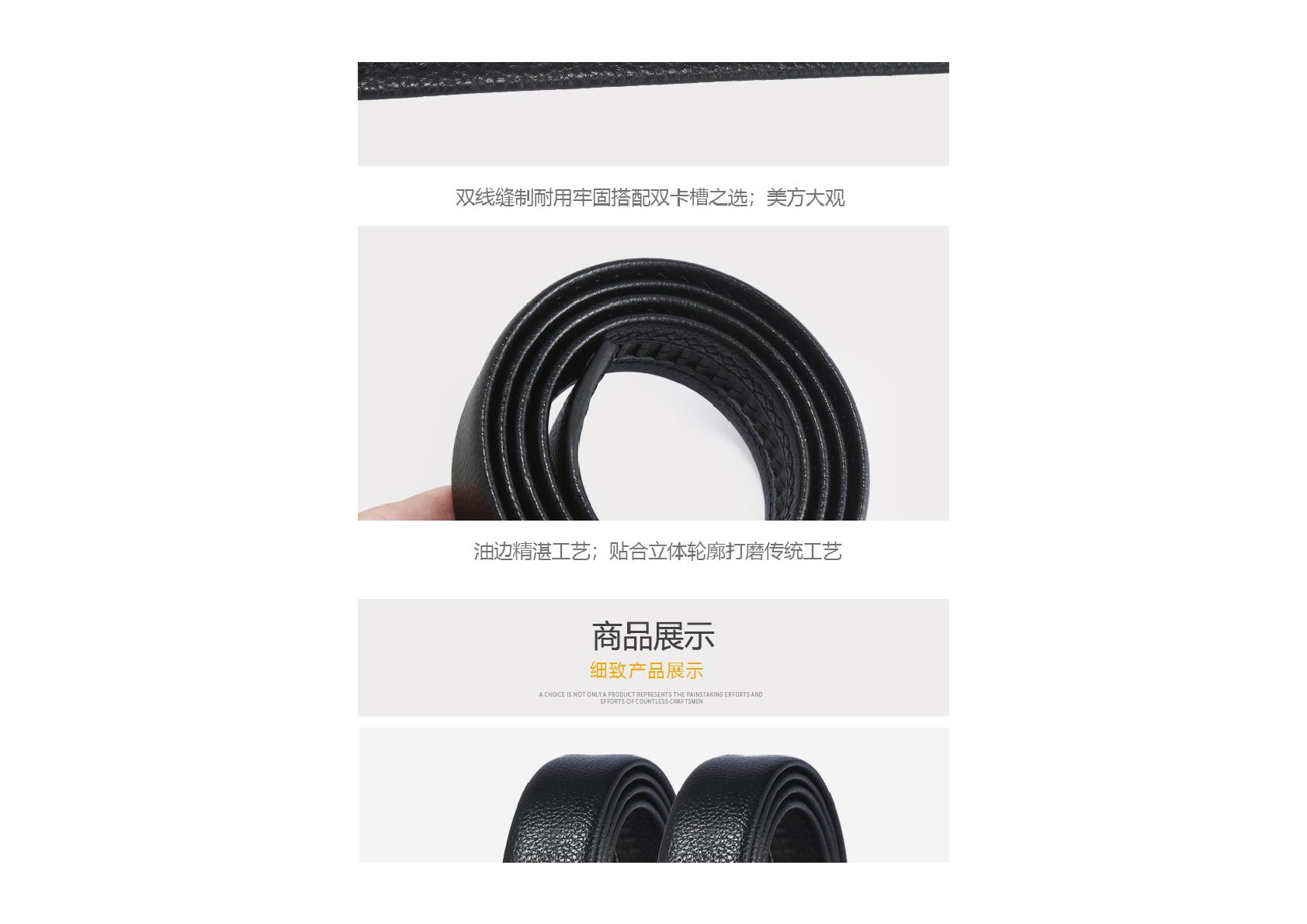 The new trendy men's casual belt from Tutenglong, which is a bestseller at the street stall, comes with gifts and promotional items in stock detail image 13