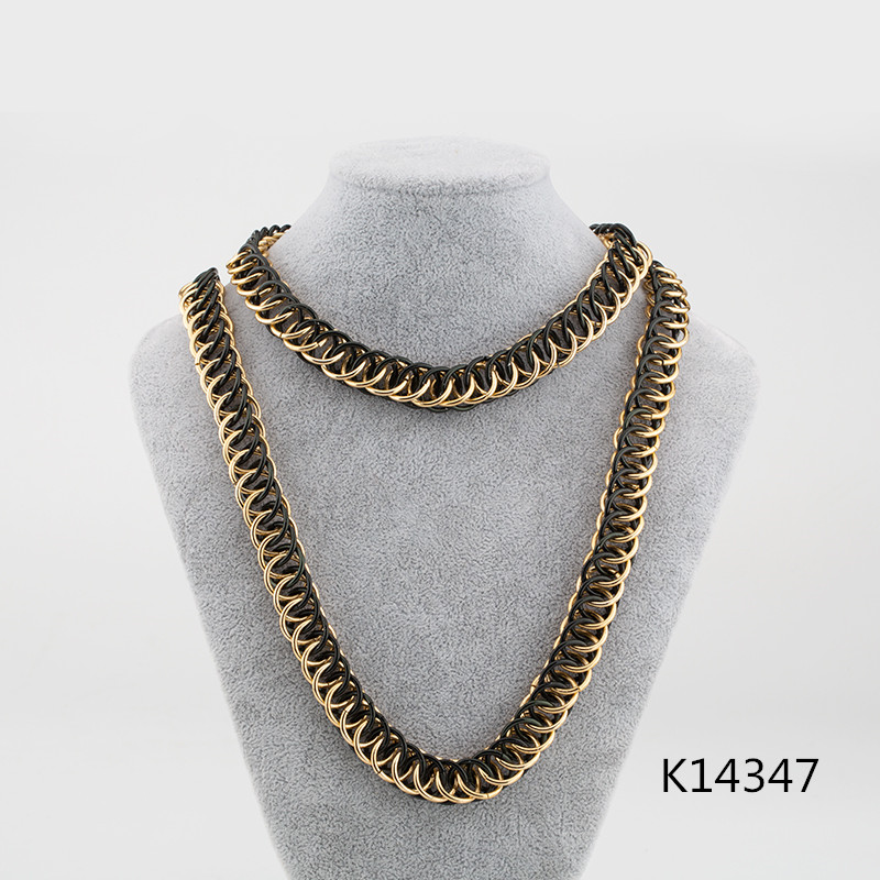 K14347 hand clasp aluminium chain necklace case bag dress fittings thumbnail