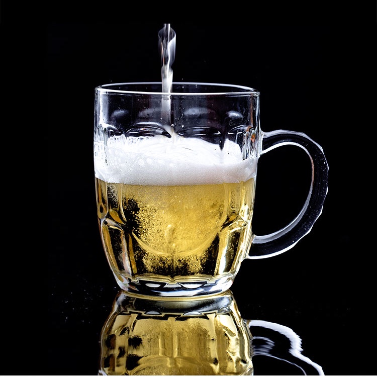 Tumbler holder holder set Heat resistant clear men's cup thickened unleaded drinking cup Living room glass cup tea cup coffee beer mug thumbnail